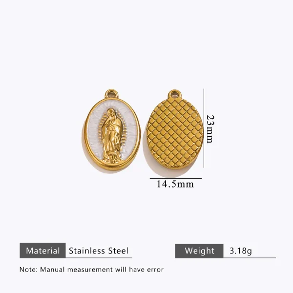 Wholesale Stainless Steel Pendant Charm Necklace DIY Jewelry Accessories Handmade Unisex