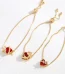 Wholesale Zinc Alloy Rhinestone Pendant Charm Bracelet Sweet Heart Cross Crown Jewelry Accessories