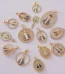 Wholesale Vintage Religious Virgin Mary Pendant Necklace 18K Gold Plated DIY Jewelry Accessories