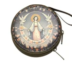 Catholic Rosary Pouch, Storage Bag Zipper case Jewelry Packaging Pendant Coin Storage Pouch Party Gift Cartoon Backpack - Image 2