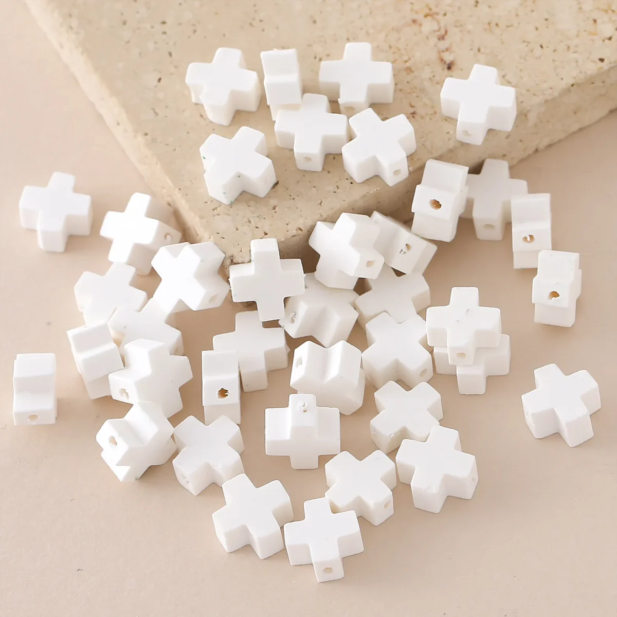 Wholesale Acrylic Cross Beads Colorful DIY Bracelet Necklace Making Jewelry Accessories - Image 4