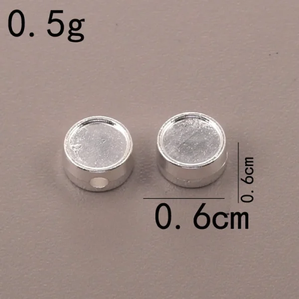 Wholesale Zinc Alloy Antique Silver Hollow Oval Spacer Beads Flat Beads DIY Bracelet Necklace Jewelry Making Accessories