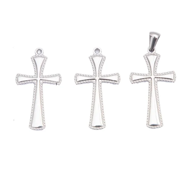 Wholesale Stainless Steel Celtic Knot Cross Pendant Necklace Gothic Vintage Jewelry Accessories Factory Direct