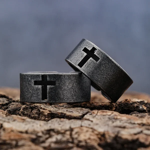 Wholesale Stainless Steel Skull Ring Men Punk Gothic Vintage Jewelry Unisex