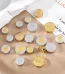 Wholesale 304 Stainless Steel Round Spacer Beads Double Sided Vintage DIY Jewelry Making Accessories 8mm 10mm 12mm
