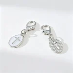 Wholesale Zinc Alloy Geometric Cross Pendant Charm DIY Jewelry Accessories Necklace Bracelet Earring Findings - Image 4