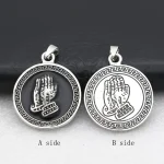Wholesale Zinc Alloy Enamel Religious Keychain Necklace Retro Keychain Accessories - Image 4