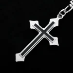Wholesale Zinc Alloy Cross Keychain Religious Gift Fashion Accessory - Image 2