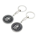 Wholesale Zinc Alloy Enamel Religious Keychain Necklace Retro Keychain Accessories - Image 6