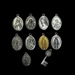 Wholesale Zinc Alloy Rhinestone Pendant Catholic Rosary DIY Jewelry Accessories