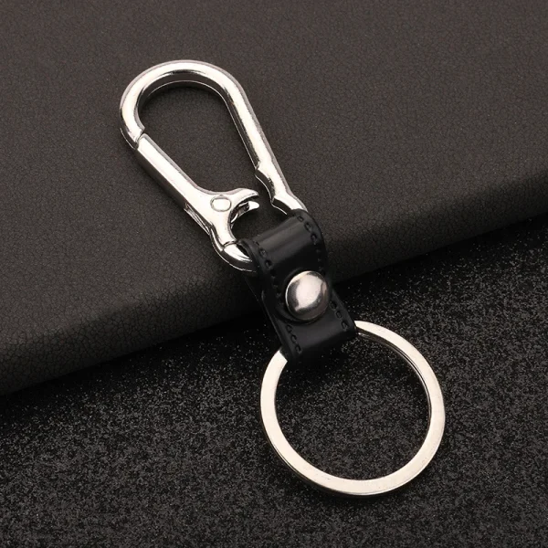 Wholesale Zinc Alloy Carabiner Keychain Spring Clip Key Holder Durable Waist Hanging Gift for Men Women