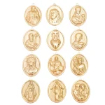 Wholesale Stainless Steel Catholic Religious Figure Gold Plated Pendant DIY Jewelry Accessories - Image 5
