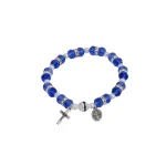 Easter Gift Cross Bracelet Glass Crystal Beaded Bracelet Wholesale Fashion Jewelry Accessories - Image 5