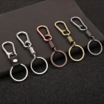 Wholesale Zinc Alloy Carabiner Keychain Spring Clip Key Holder Durable Waist Hanging Gift for Men Women