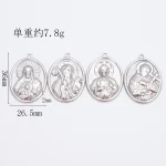 Wholesale Stainless Steel Religious Figure Pendant Necklace DIY Jewelry Accessories Unisex Vintage - Image 2