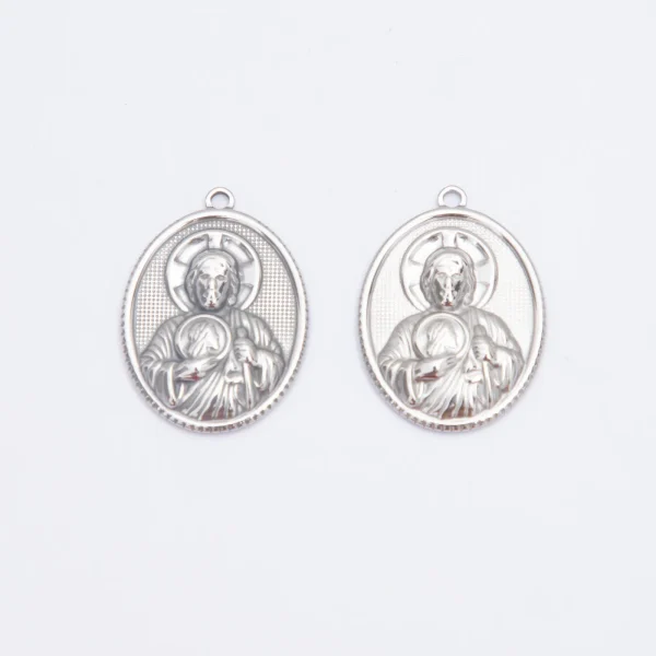 Wholesale Stainless Steel Religious Figure Pendant Necklace DIY Jewelry Accessories Unisex Vintage