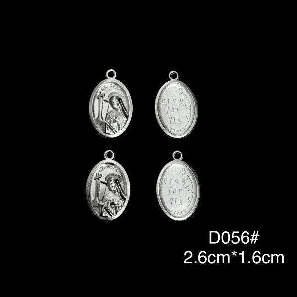Wholesale Zinc Alloy Rhinestone Pendant Catholic Rosary DIY Jewelry Accessories