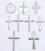 Wholesale Stainless Steel Celtic Knot Cross Pendant Necklace Gothic Vintage Jewelry Accessories Factory Direct