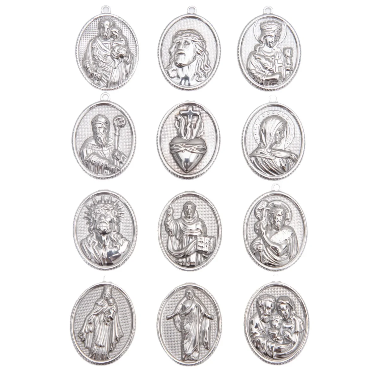 Wholesale Stainless Steel Religious Figure Pendant Necklace Vintage DIY Jewelry Accessories Unisex - Image 5