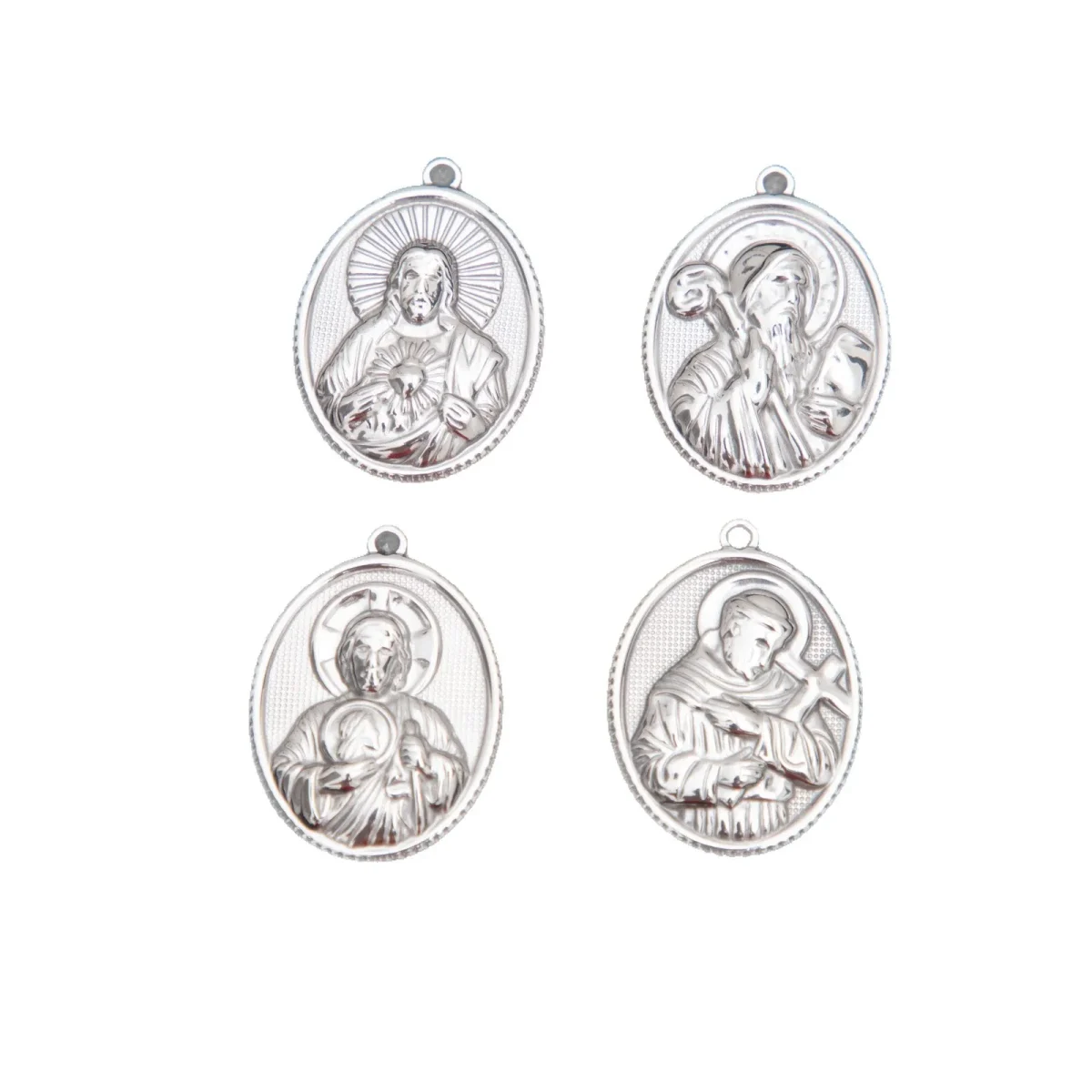 Wholesale Stainless Steel Religious Figure Pendant Necklace DIY Jewelry Accessories Unisex Vintage - Image 5