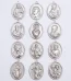 Wholesale Stainless Steel Religious Figure Pendant Necklace Vintage DIY Jewelry Accessories Unisex