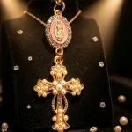 Wholesale Zinc Alloy Rhinestone Cross Keychain Charm Keyring Accessories Durable - Image 4