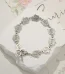 Wholesale Zinc Alloy Rose Flower Bracelet Vintage Simple Chain Link Bracelet Unisex Jewelry Accessories