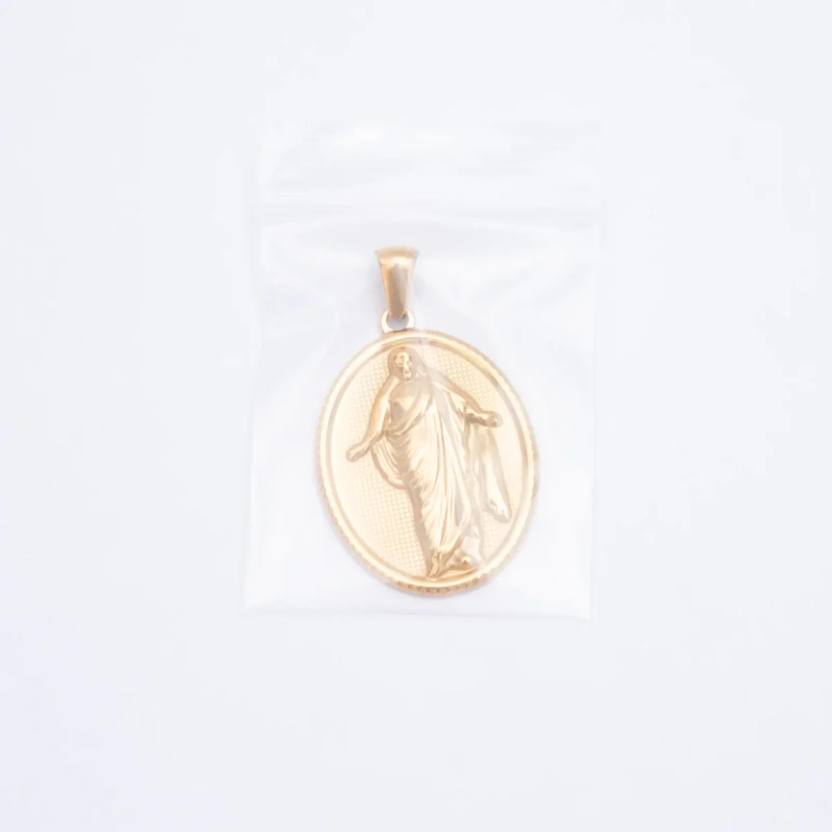 Wholesale Stainless Steel Catholic Religious Figure Gold Plated Pendant DIY Jewelry Accessories - Image 4