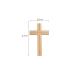 Wooden Cross Wall Hanging Home Decor Rustic Church Gift Vintage Ornament Wholesale - Image 6