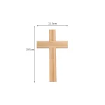 Wooden Cross Wall Hanging Home Decor Rustic Church Gift Vintage Ornament Wholesale - Image 4
