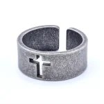 Wholesale Stainless Steel Skull Ring Men Punk Gothic Vintage Jewelry Unisex - Image 5