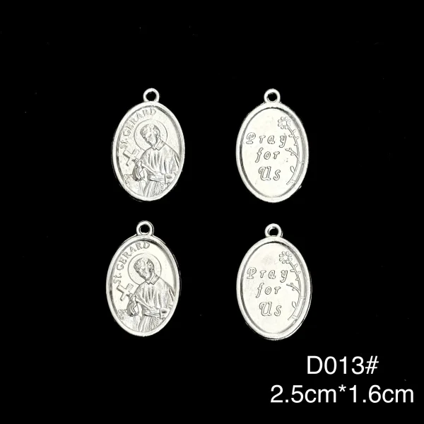 Wholesale Zinc Alloy Rhinestone Pendant Catholic Rosary DIY Jewelry Accessories