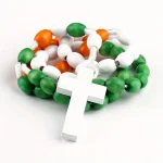 Wholesale Wood Bead Cross Pendant Necklace Handmade Woven Vintage Ethnic Jewelry Unisex - Image 6