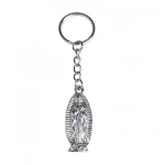 Wholesale Durable Embossed Zinc Alloy Catholic-themed Silver Keychains Event Gifts - Image 5