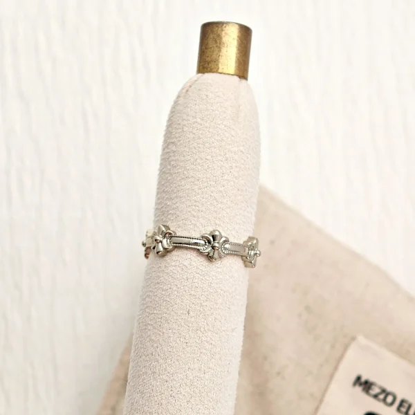 Wholesale Copper Gold Plated Cross Iris Ring Vintage Punk Fashion Jewelry Women Men Unisex Adjustable Finger Rings