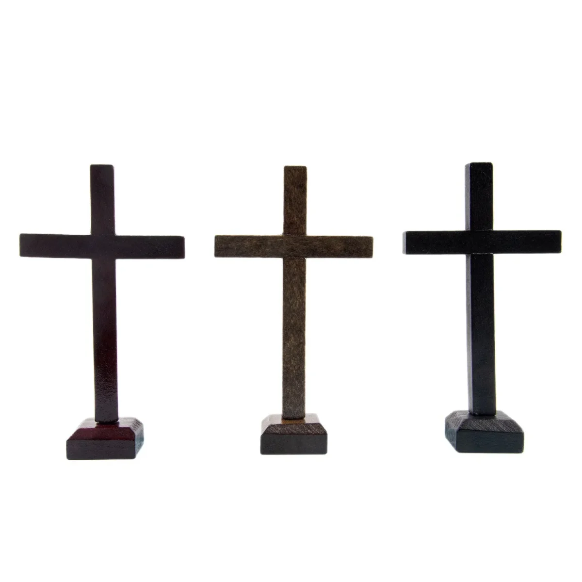 Wooden Cross Ornament Home Desktop Office Decoration Easter Wood Craft Wholesale - Image 5