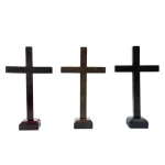 Wooden Cross Ornament Home Desktop Office Decoration Easter Wood Craft Wholesale - Image 5