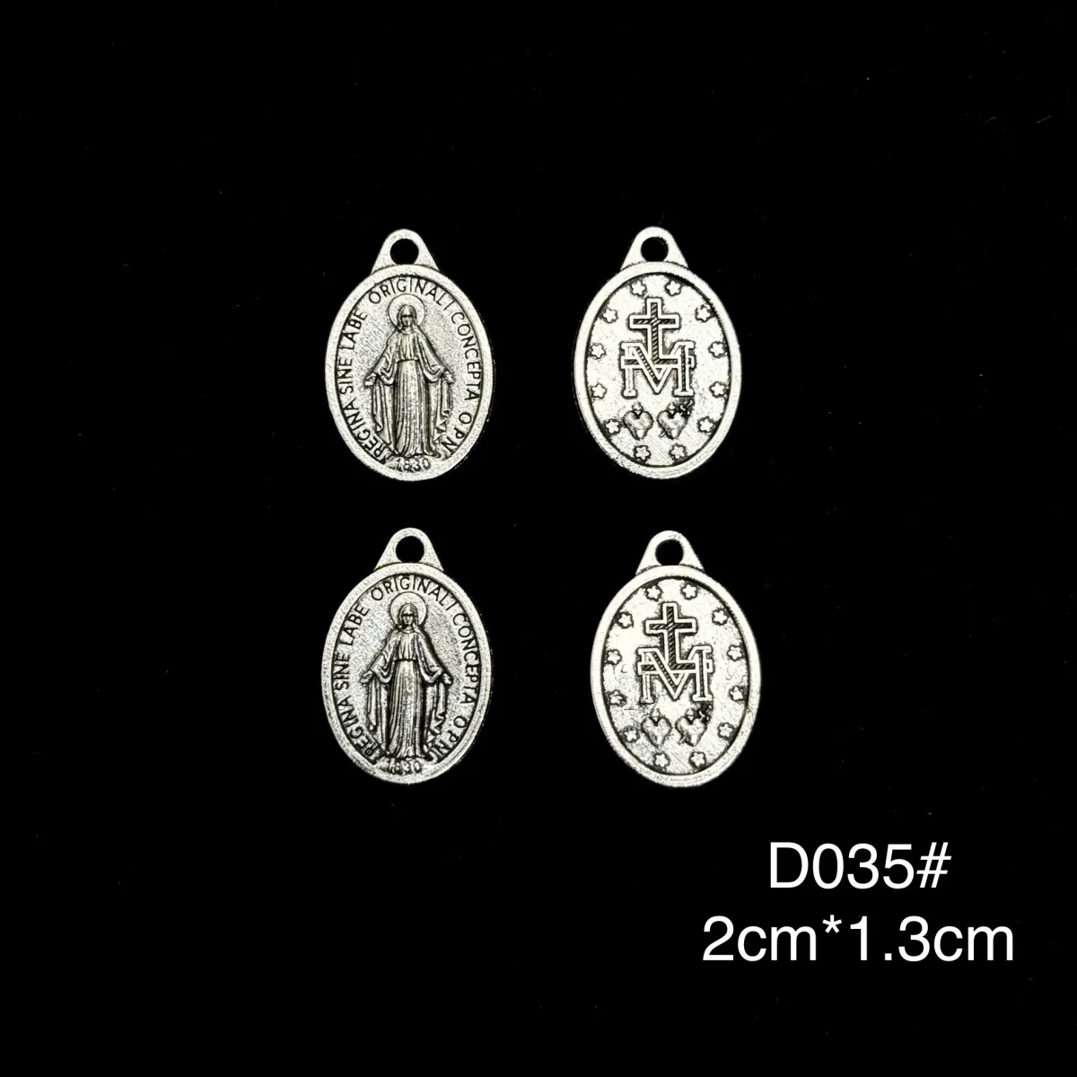 Wholesale Zinc Alloy Rhinestone Pendant Catholic Rosary DIY Jewelry Accessories - Image 3