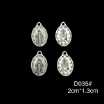 Wholesale Zinc Alloy Rhinestone Pendant Catholic Rosary DIY Jewelry Accessories - Image 3
