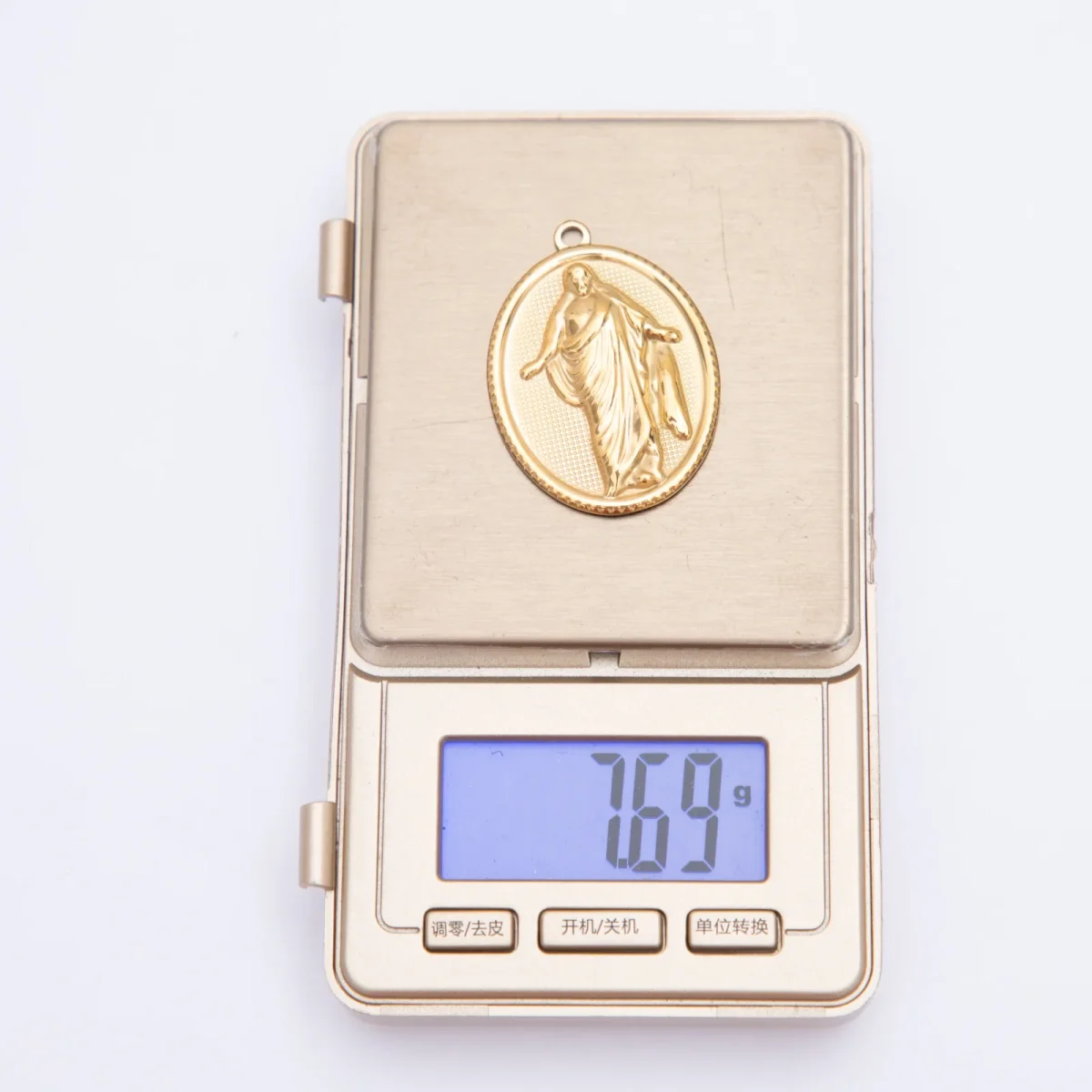 Wholesale Stainless Steel Catholic Religious Figure Gold Plated Pendant DIY Jewelry Accessories - Image 3