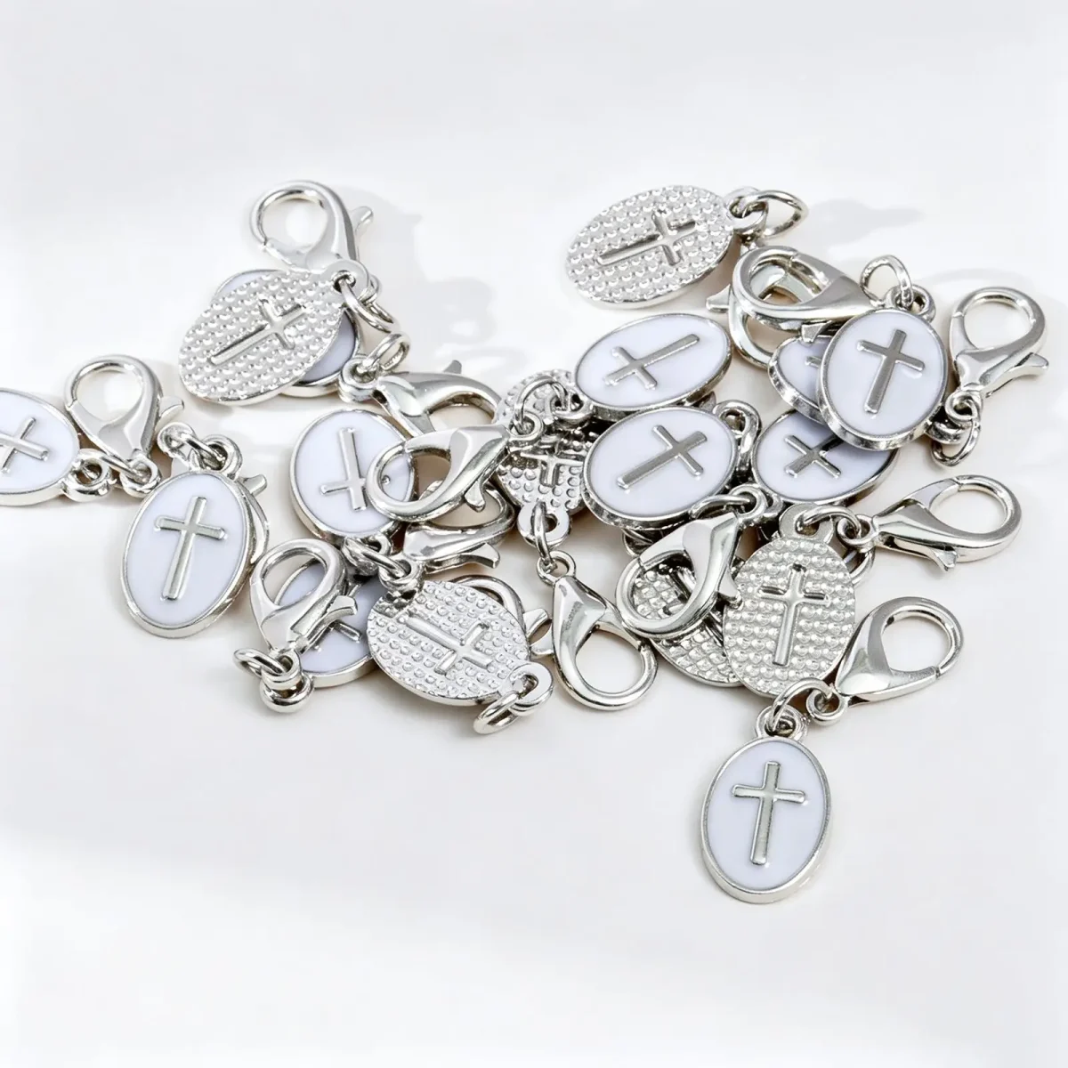 Wholesale Zinc Alloy Geometric Cross Pendant Charm DIY Jewelry Accessories Necklace Bracelet Earring Findings - Image 3