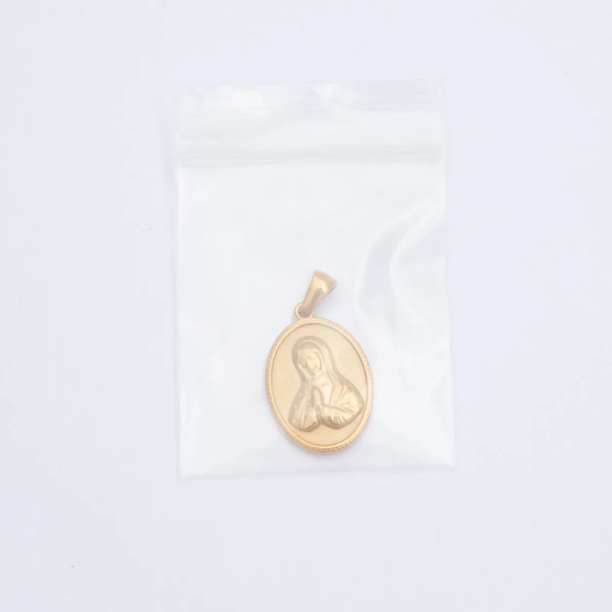 Wholesale Stainless Steel Religious Figure Oval Pendant Charm DIY Jewelry Accessories Unisex Vintage - Image 4