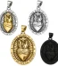 Wholesale Stainless Steel Catholic Jesus Sacred Heart Pendant Cross Charm Religious Jewelry Accessories