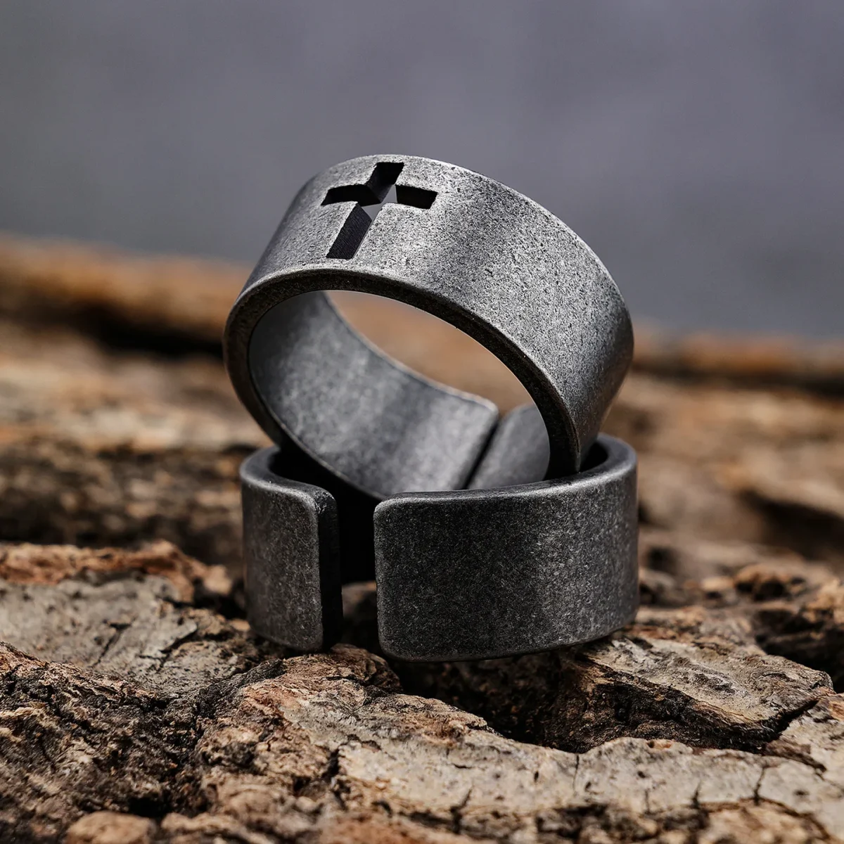 Wholesale Stainless Steel Skull Ring Men Punk Gothic Vintage Jewelry Unisex - Image 3