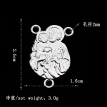 Wholesale Vintage Religious Metal Bead Catholicism Rosary Pendant Connector DIY Jewelry Accessories - Image 2