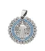 Catholic Saint Benedict Pendant Vintage Diamond-encrusted Metal Exorcism Fashion Jewelry Accessories Wholesale