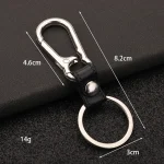 Wholesale Zinc Alloy Carabiner Keychain Spring Clip Key Holder Durable Waist Hanging Gift for Men Women - Image 3