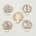Wholesale Zinc Alloy Religious Pendant Necklace Keychain Charm DIY Jewelry Accessories - Image 2