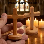 Wholesale Wooden Cross Ornament Large Vintage Home Desktop Decor Easter Decoration Tabletop Craft Gift
