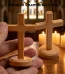 Wholesale Wooden Cross Ornament Large Vintage Home Desktop Decor Easter Decoration Tabletop Craft Gift